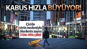 Çin'de korona virüsü nedeniyle ölü sayısı 3 bin 44'e çıktı