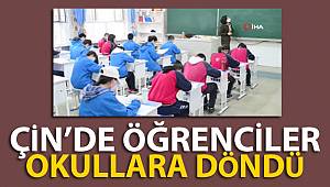 Çin’de öğrenciler okullara döndü