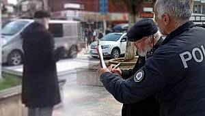 Düzce'de polisi gören yaşlı adam isyan etti