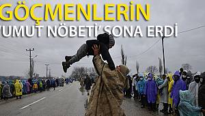 Göçmenlerin ‘umut nöbeti’ sona erdi