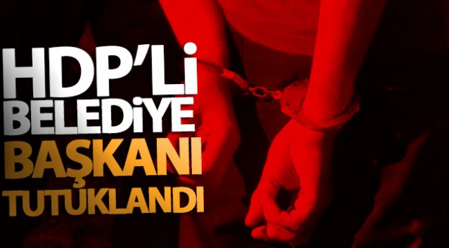 HDP'li Halfeli Belediye Başkanı Safa tutuklandı