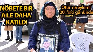 HDP önündeki evlat nöbetine bir aile daha katıldı