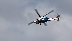 İçişleri Bakanı Soylu, Türkiye-Yunanistan sınırını havadan inceledi