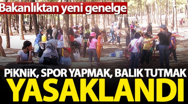 İçişleri Bakanlığı, 'Park, Mesire, Piknik' alanları ile ilgili genelge yayımladı