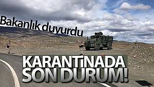 İçişleri Bakanlığı: 'Ülke genelinde 39 yerleşim yerinde karantina uygulamasına başlandı'