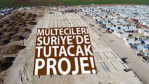 İdlib’den kaçan mültecileri Suriye’de tutacak proje