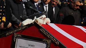 İdlib şehidi Piyade Uzman Onbaşı Muhammed Mustafa Ak son yolculuğuna uğurlandı