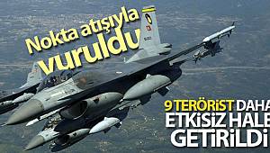 Irak'ın kuzeyine hava harekatı: 9 PKK'lı terörist etkisiz hale getirildi
