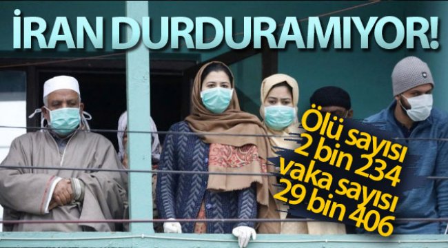 İran'da korona virüsü nedeniyle ölü sayısı 2 bin 234'e yükseldi