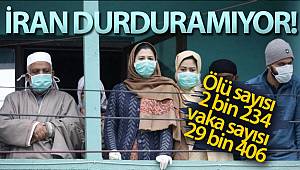 İran'da korona virüsü nedeniyle ölü sayısı 2 bin 234'e yükseldi