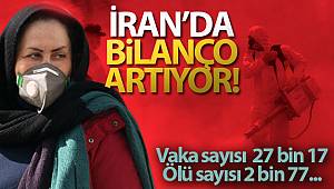 İran’da korona virüsünden ölenlerin sayısı 2 bin 77’ye yükseldi
