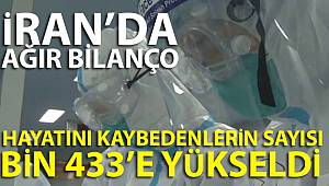 İran’da Korona virüsünden ölenlerin sayısı bin 433’e yükseldi