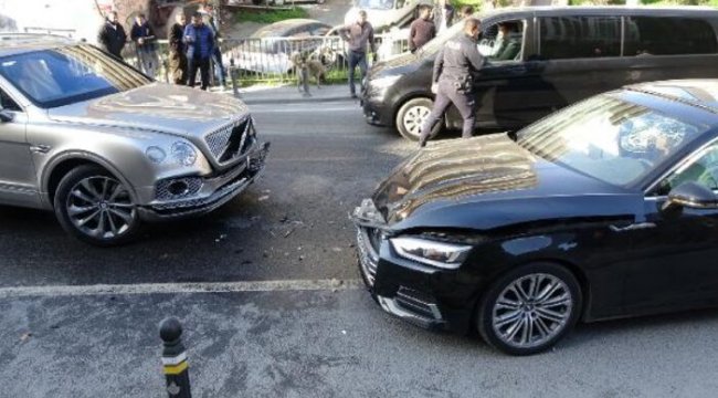 İstanbul'da 3 milyonluk kaza! Yeni aldığı otomobille arkadaşının cipine çarptı
