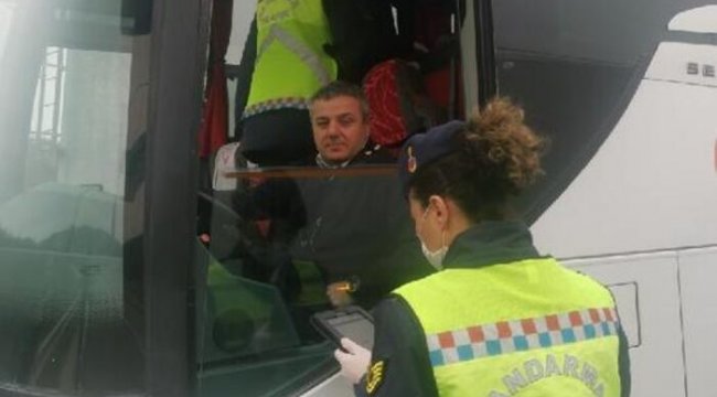 İstanbul'da otobüslere koronavirüs denetimi