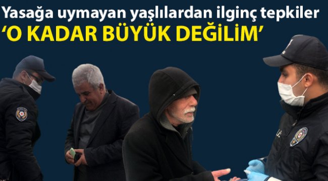 İstanbul’da yasağa uymayan yaşlılar ilginç görüntüler oluşturdu
