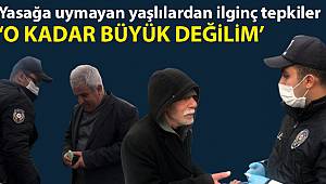 İstanbul’da yasağa uymayan yaşlılar ilginç görüntüler oluşturdu