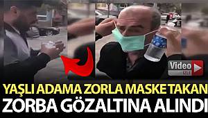 İstanbul'da yaşlı adama zorla maske takan kişi gözaltına alındı