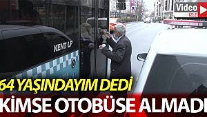 İstanbul’da yaşlı adamın otobüs şoförleriyle imtihanı