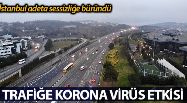 İstanbul’un Pazartesi trafiğine 'korona virüs' etkisi