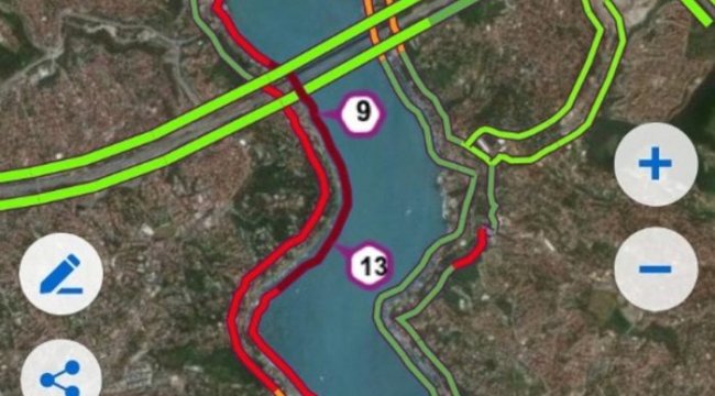 İstanbullular uyarıyı dikkate almadı! Boğaz çevresi kırmızı renge büründü