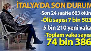 İtalya'da korona virüs nedeniyle ölü sayısı 7 bin 503'e ulaştı