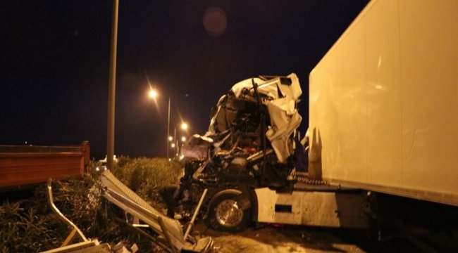 İzmir'de feci kaza! TIR şoförü hayatını kaybetti