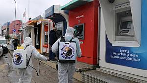 KARTAL BELEDİYESİ'NİN DEZENFEKTE ÇALIŞMALARI BUGÜN DE DEVAM ETTİ