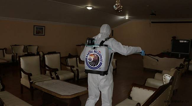 Kartal Belediyesi’nin Korona Virüsü Dezenfekte Çalışması Devam Ediyor