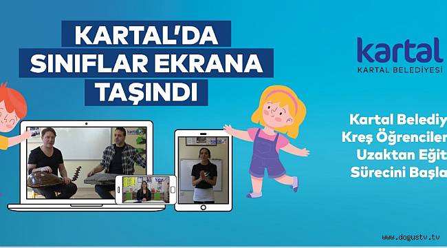 KARTAL’DA SINIFLAR EKRANA TAŞINDI