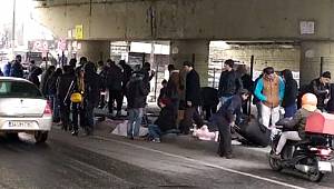 Köprü altında iç içe alışveriş! Endişelendiren görüntü…