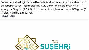 Korona virüs tedbirleri kapsamında 2.5 liralık ekmek 2 lira oldu