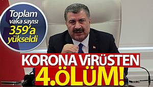Korona virüsten hayatını kaybedenlerin sayısı 4 oldu