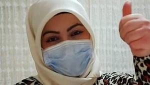 Koronavirüse yakalandığını açıklayan İlknur hemşireden güzel haber