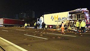 Lastik değiştirirken TIR çarptı: 2 ölü, 1 yaralı