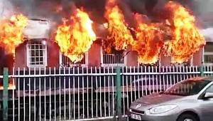 Manisa Tren Garı'nda yangın paniği! Çok sayıda ekip sevk edildi