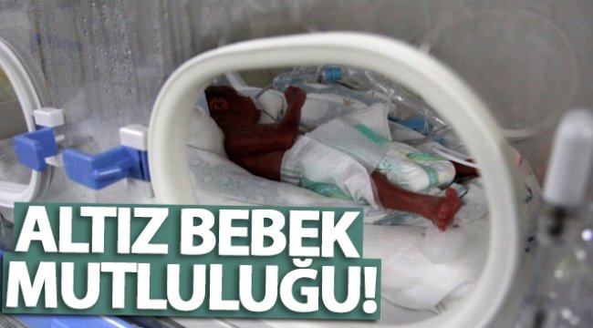 Mersin’de altız bebek mutluluğu