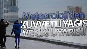 Meteorolojiden kuvvetli yağış ve çığ uyarısı