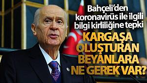 MHP Genel Başkanı Bahçeli’den KOVİD-19 ile ilgili bilgi kirliliğine tepki