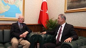 Milli Savunma Bakanı Hulusi Akar, ABD Suriye Özel Temsilcisi James Jeffrey ile görüştü