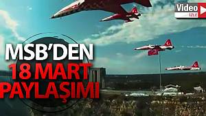 MSB'den 18 Mart paylaşımı