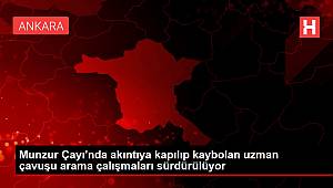 Munzur Çayı'nda akıntıya kapılıp kaybolan uzman çavuşu arama çalışmaları sürdürülüyor