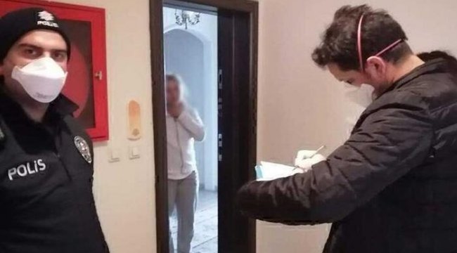 Polisler kapı kapı dolaşıp koronavirüs kontrolü yapıyor!