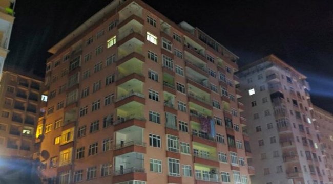Rize'de 11 katlı binada faciadan dönüldü! Kolonları patladı