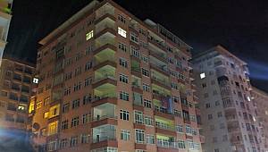 Rize'de 11 katlı binada faciadan dönüldü! Kolonları patladı