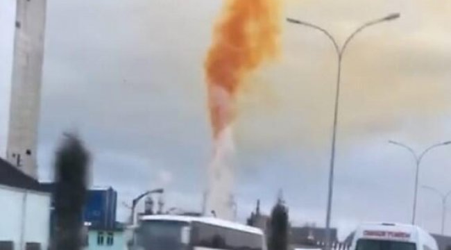 Sarı duman vatandaşları korkuttu