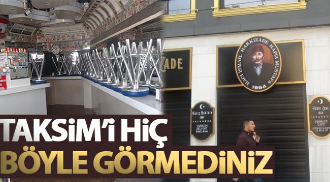 Taksim’de restoran ve lokanta esnafı kepenk kapattı