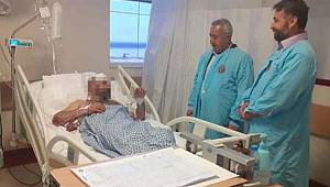 Teslim olan terörist, hastanede babasıyla buluştu