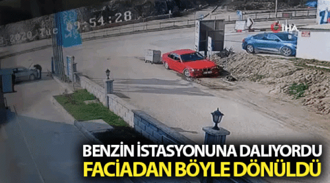 Tokat’ta faciadan dönüldüğü anlar kameralara yansıdı