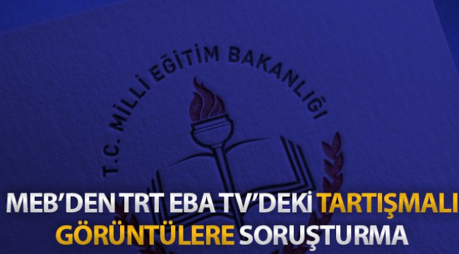 TRT EBA TV’deki animasyonun sorumluları hakkında soruşturma başlatıldı