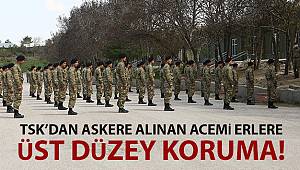 TSK’dan askere alınan acemi erlere üst düzey korona virüs koruması